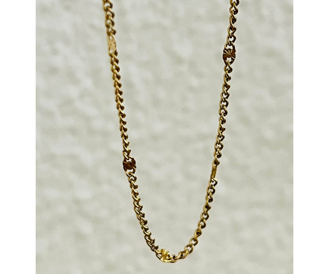 Logan Stamped Chain Necklace – The Fat Whale Gifts & Decor