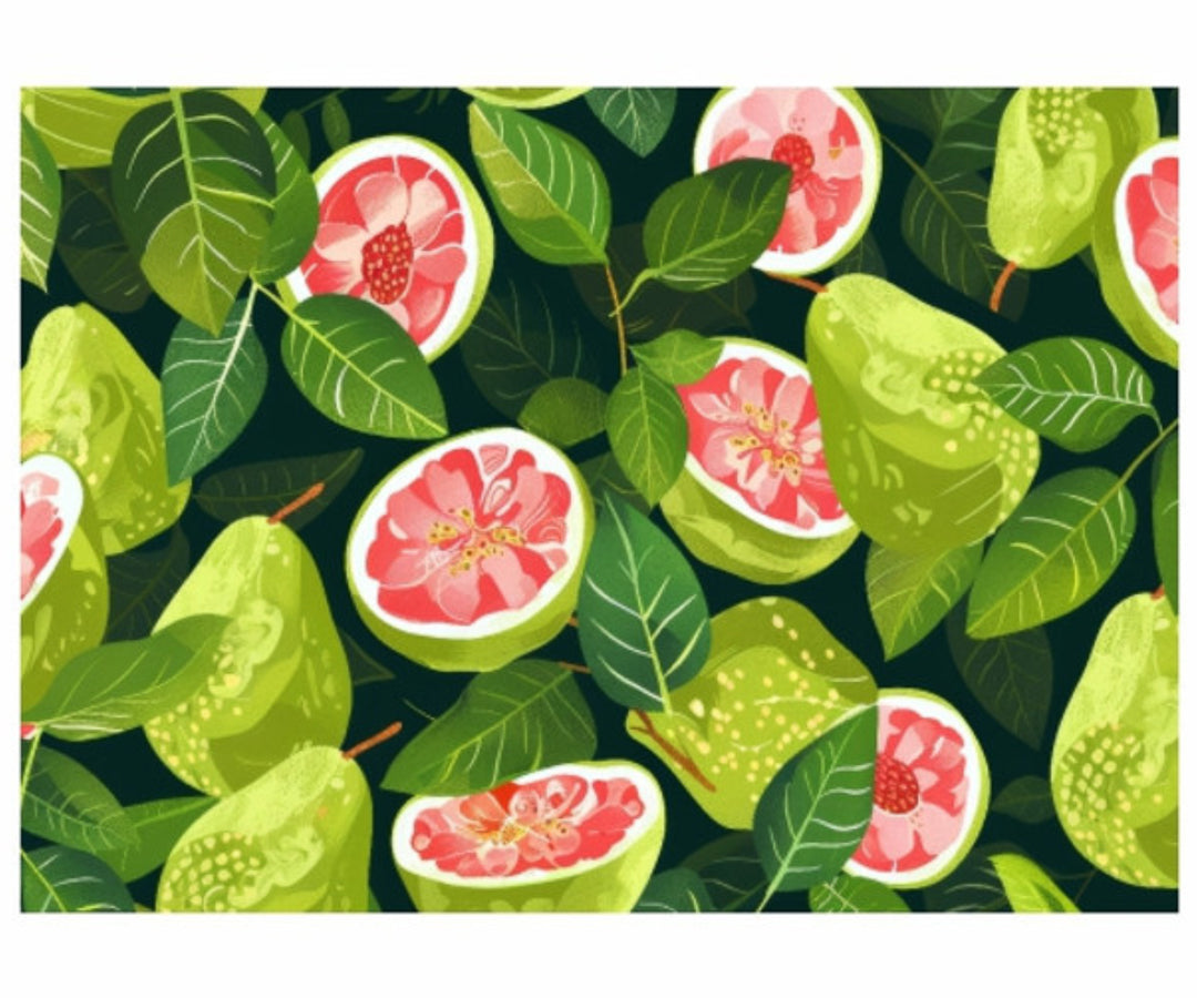 Pears & Guavas Paper Placemats – The Fat Whale Gifts & Decor