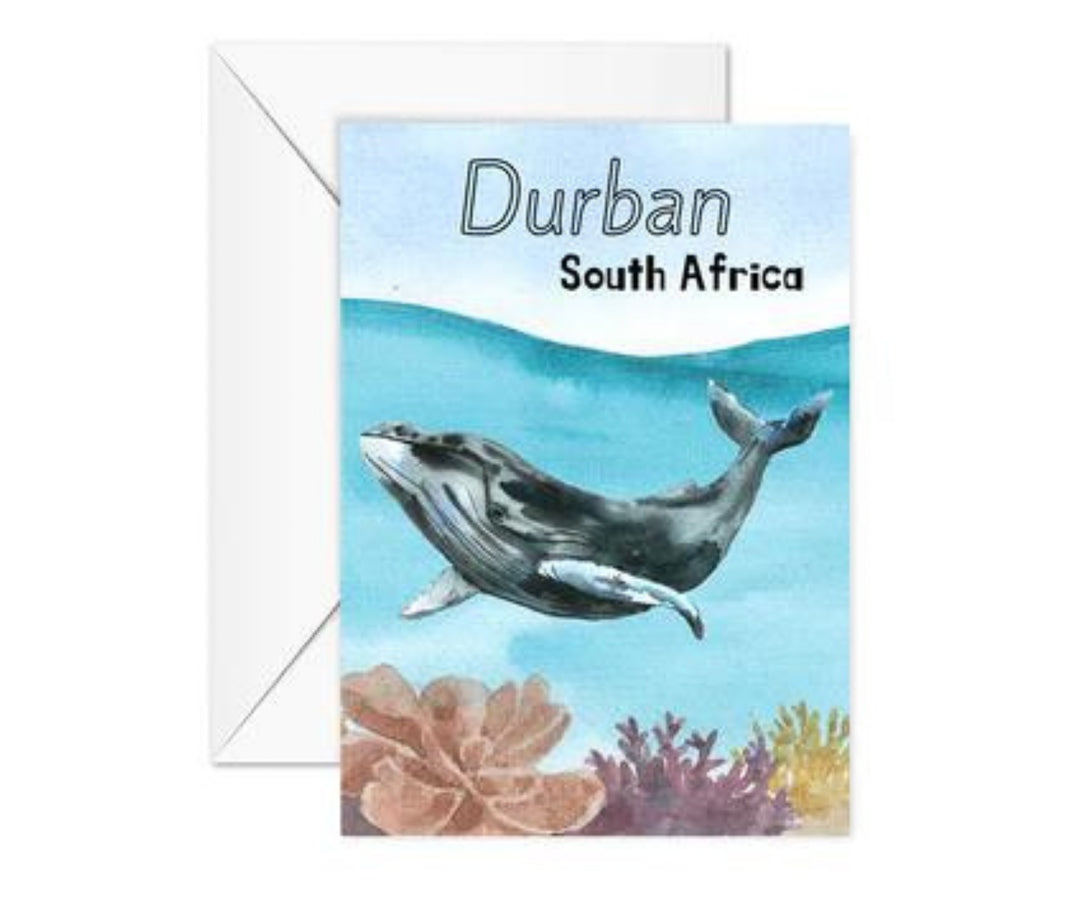 Blue Whale Durban Card – The Fat Whale Gifts & Decor