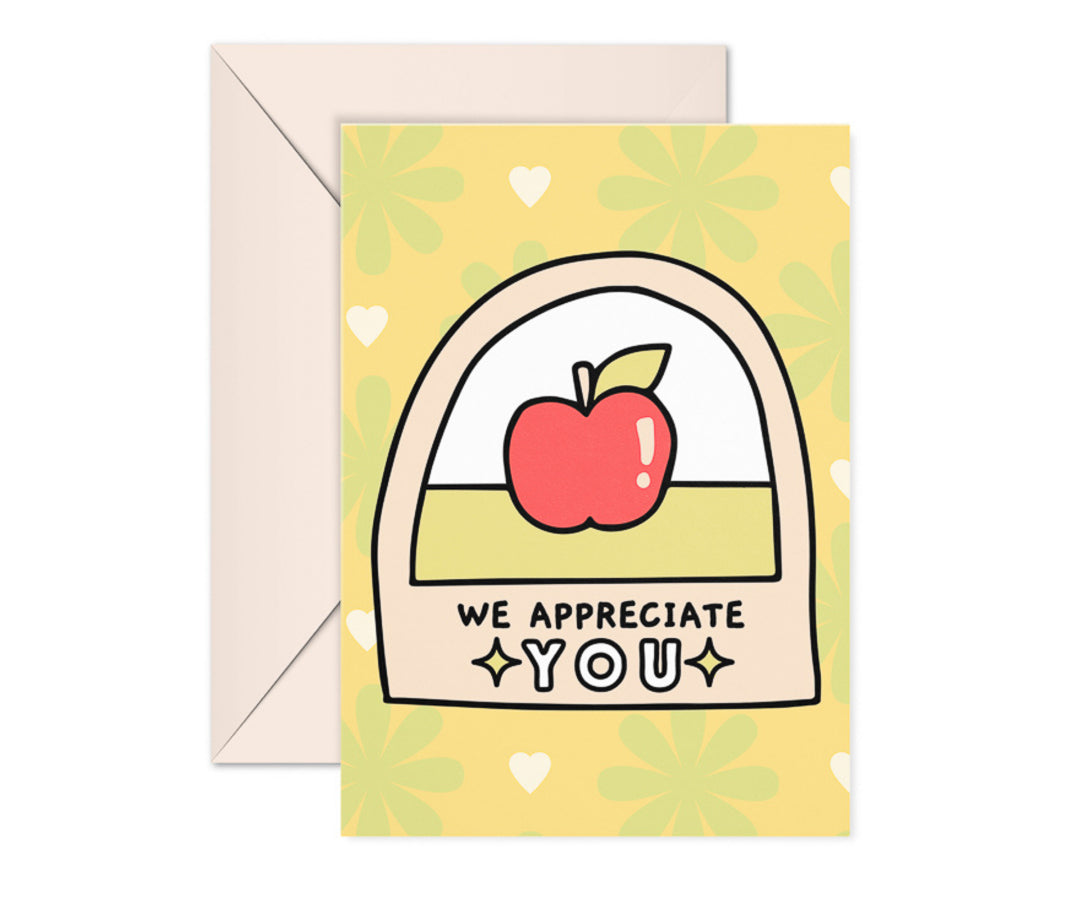 We Appreciate You Card – The Fat Whale Gifts & Decor